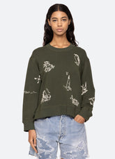 Clyde Sweatshirt Army