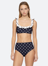 Paulina Bikini Top Navy