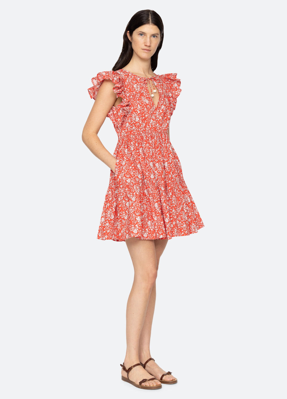 Lucille Tunic Red