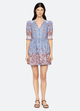 Whitney S/S Dress Blue