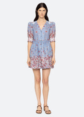 Whitney S/S Dress Blue