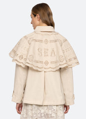 Marie Cape Jacket Cream
