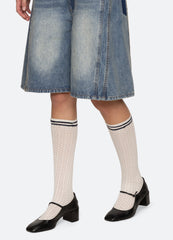 Marie Socks Cream