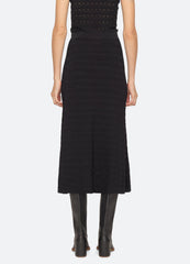 Rue Skirt Black|Cream