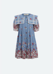Whitney Kids Dress Blue