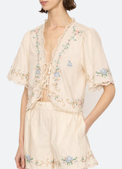 Edwina Mama PJ Set Cream