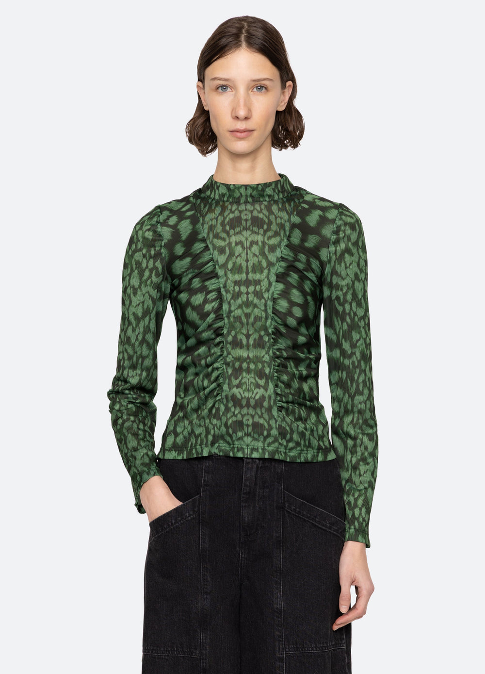 Claude L/S Top Green