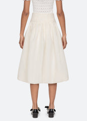 Fayetta Skirt Cream|Navy