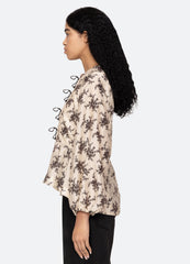 Joan Top Cream|Green