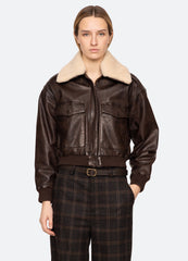 Lenoir Bomber Jacket Chocolate
