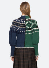 Linea Zip Front Cardigan Multi