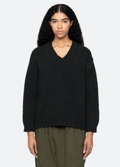Mallory V-Neck Sweater Forest