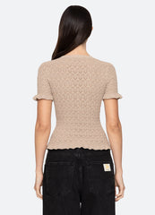 Ruby Top Champagne|Navy