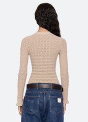 Ruby L/S Top Champagne|Navy|Black