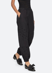 Shanna Pants Black|Cream