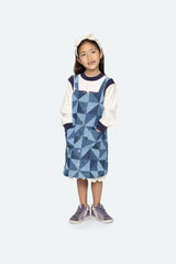 Deniz Kids Dress Blue