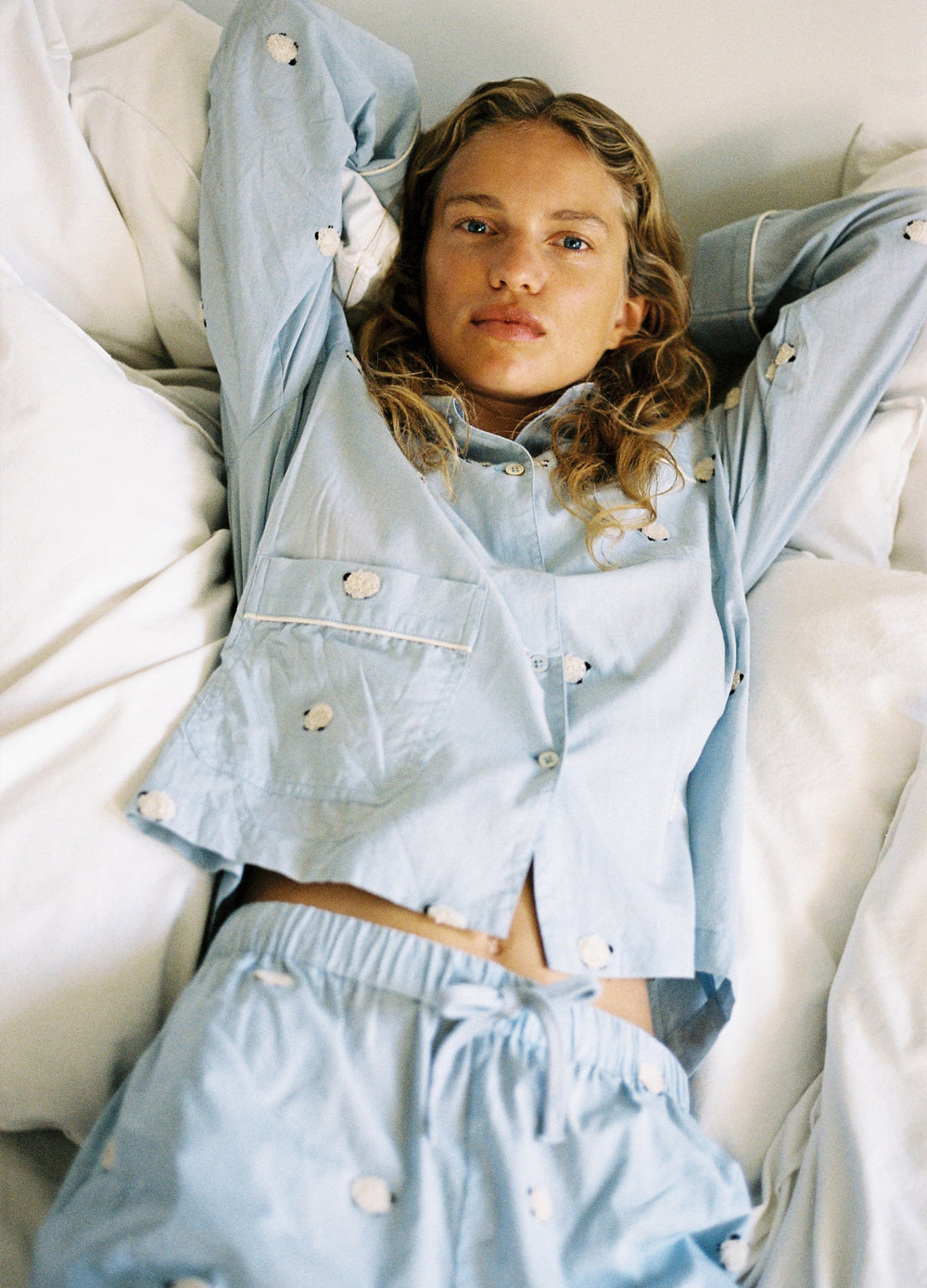 Sheep PJ Set Sky