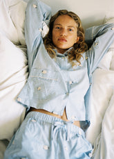 Sheep PJ Set Sky