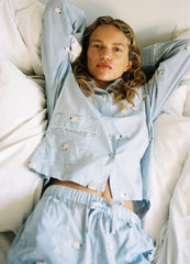 Sheep PJ Set Sky