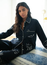 Demi PJ Set Navy