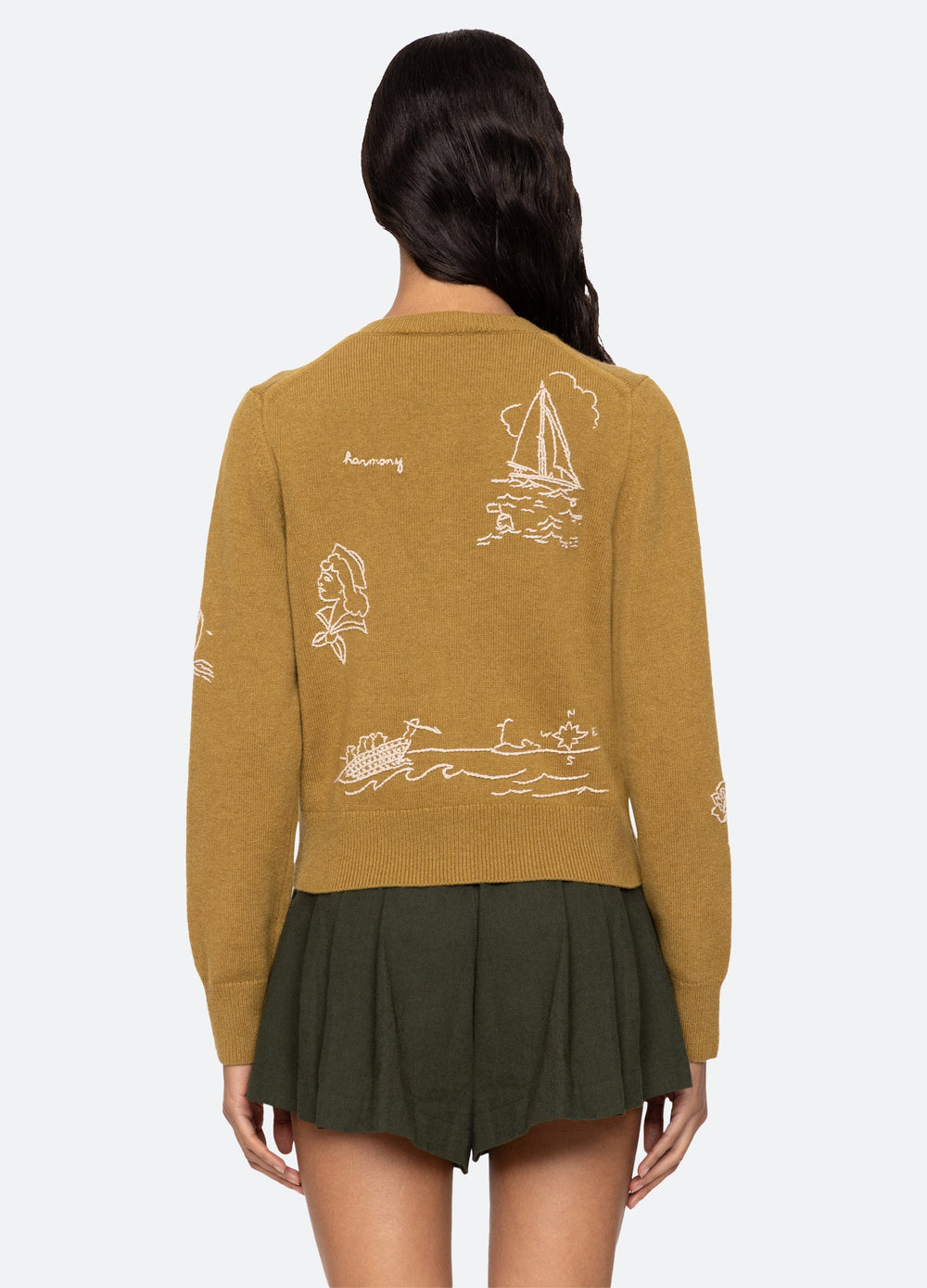 Clyde Cardigan Ochre