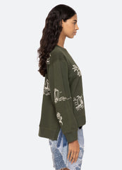 Clyde Sweatshirt Army