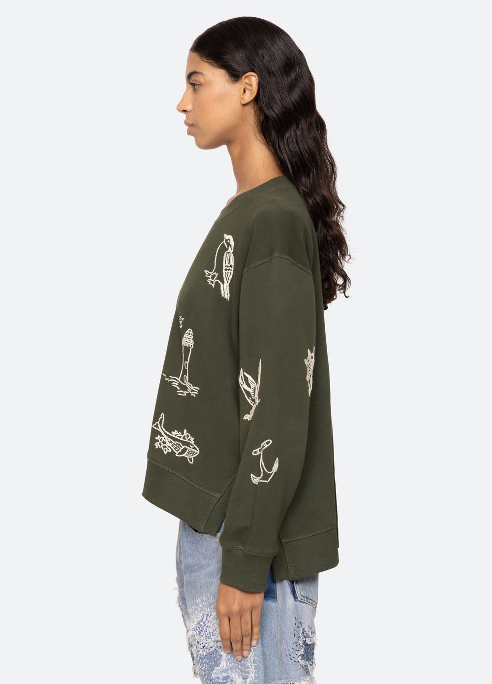 Clyde Sweatshirt Army