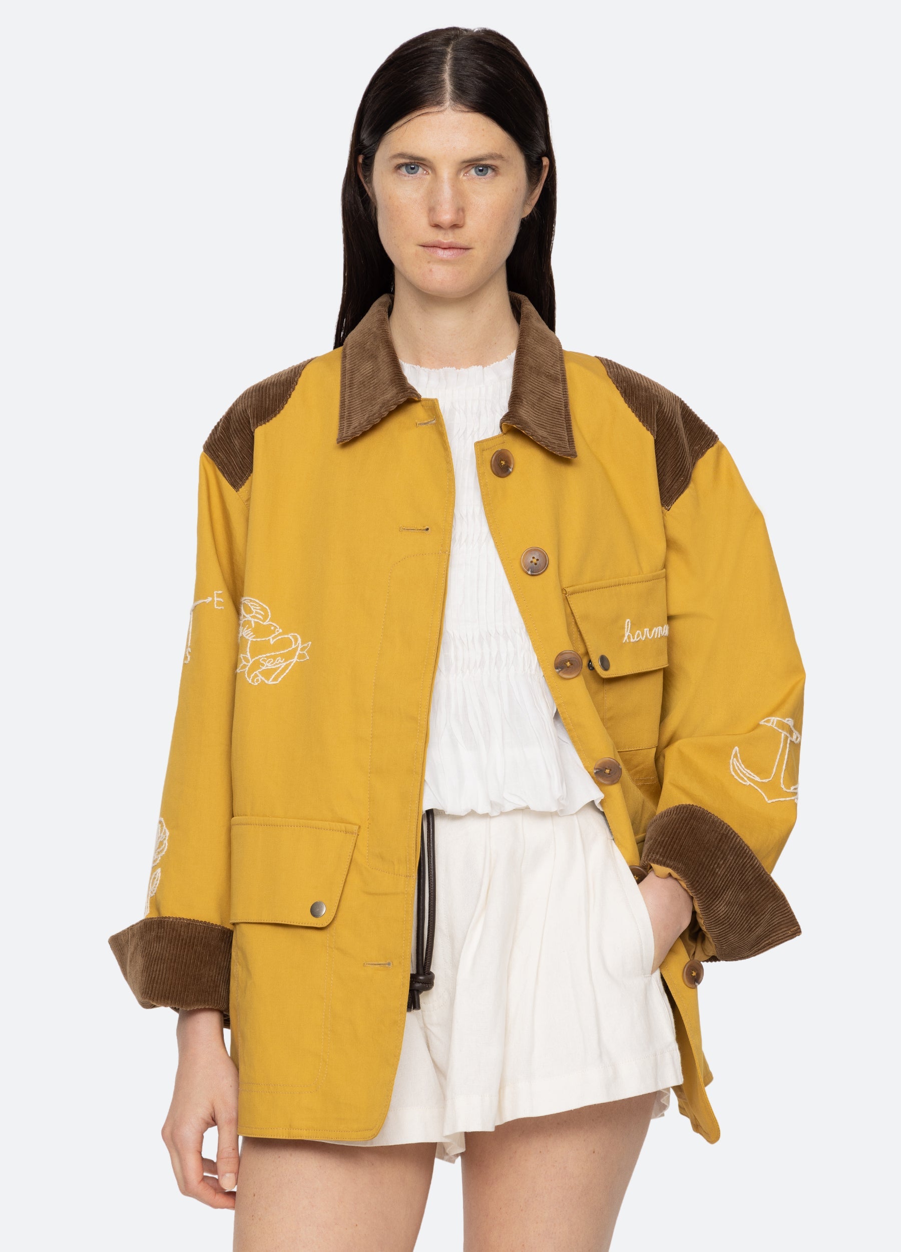 Clyde Barn Jacket Yellow