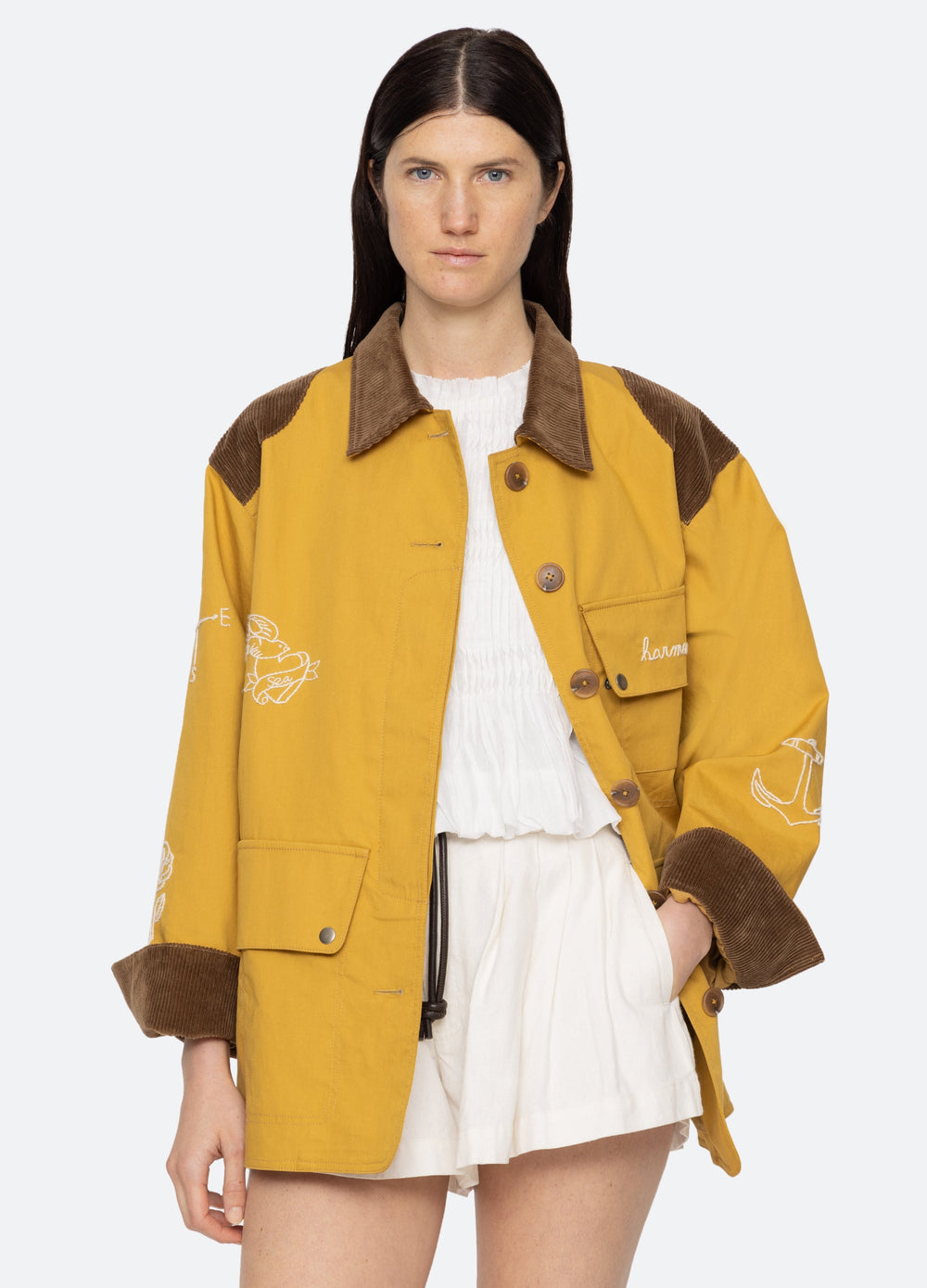 Clyde Barn Jacket Yellow