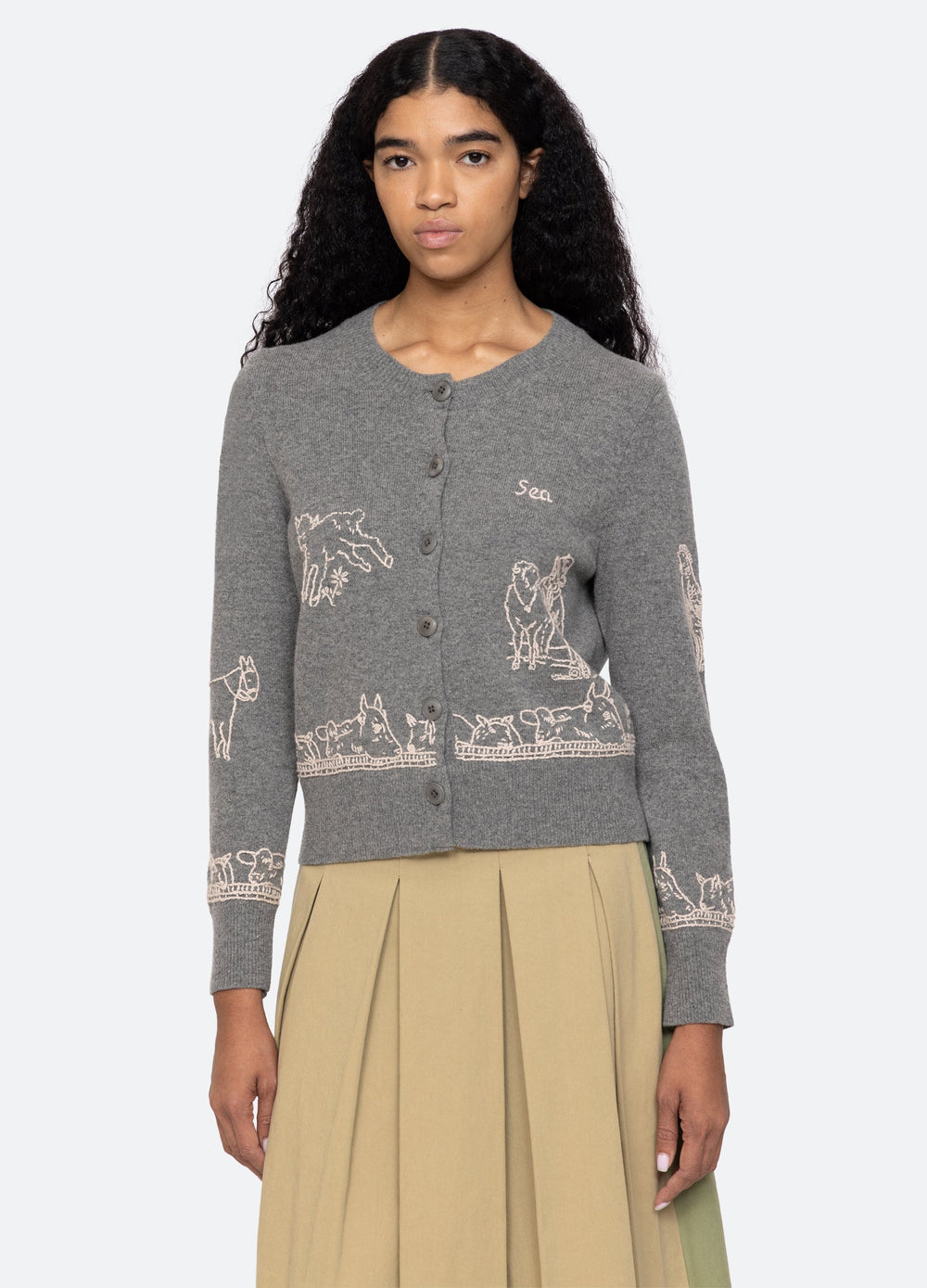 Edin Cardigan Grey
