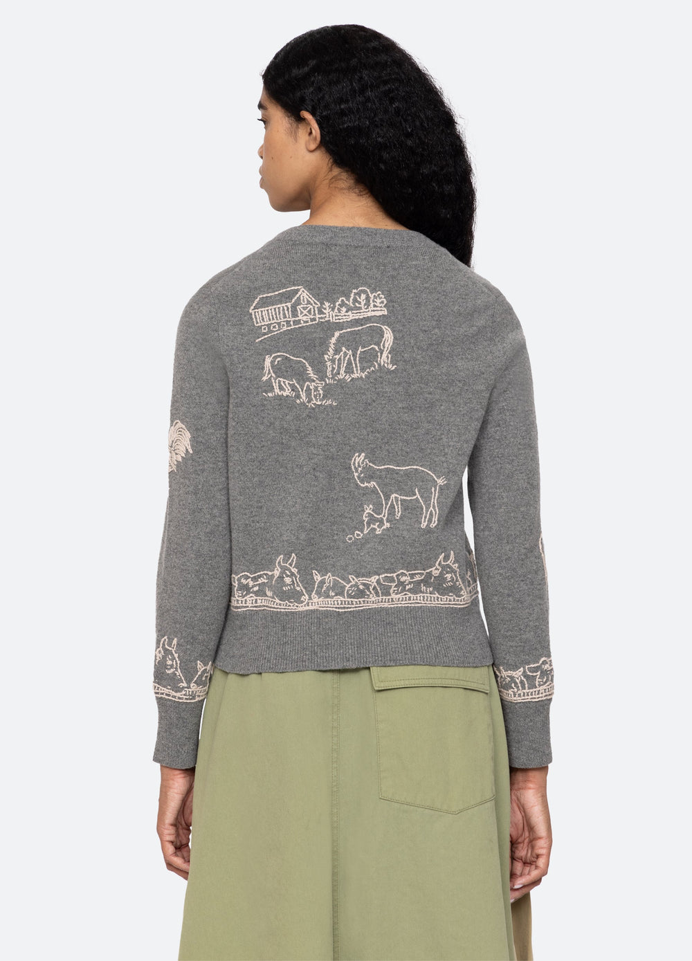 Edin Cardigan Grey