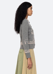 Edin Cardigan Grey