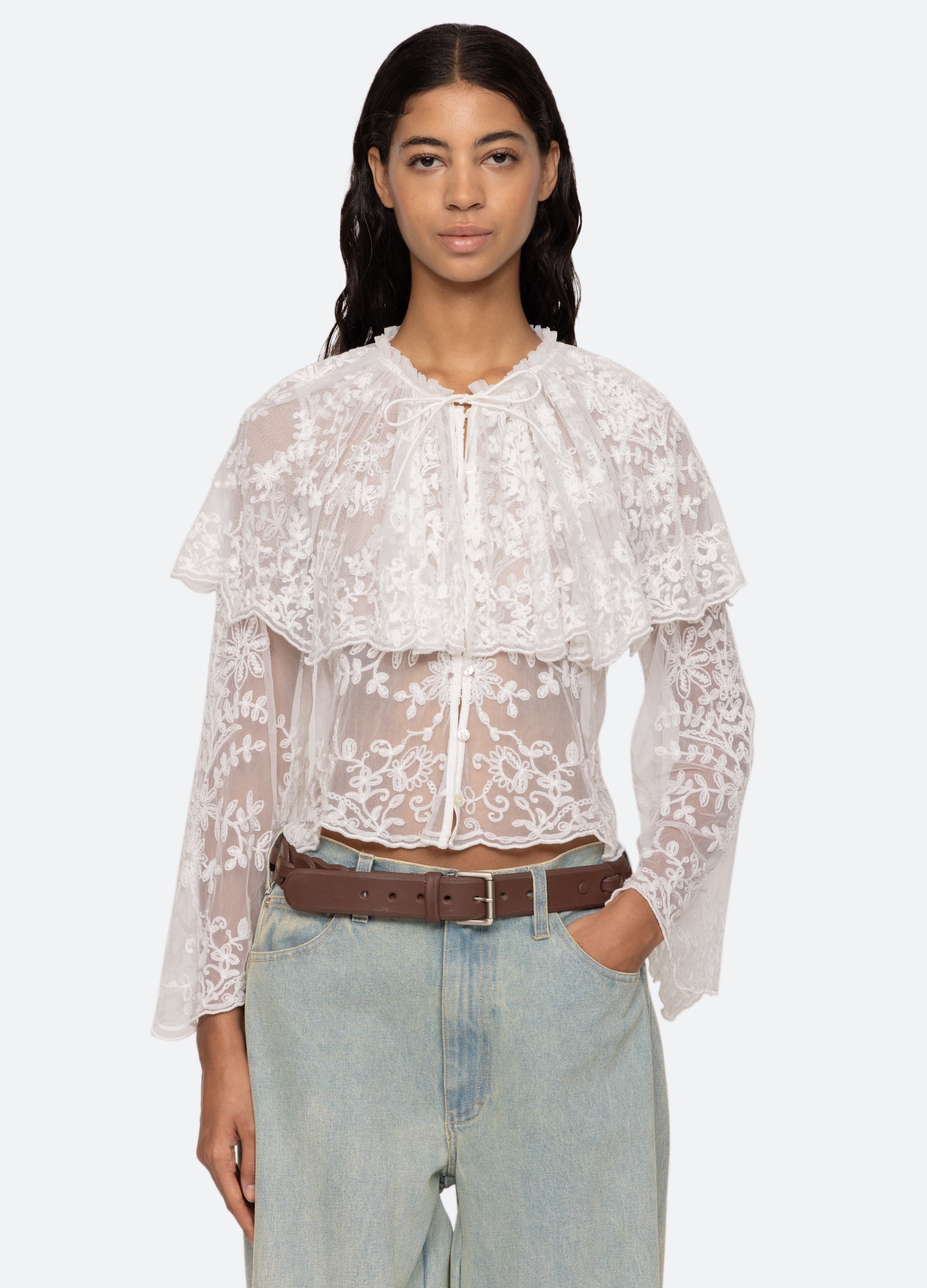 Marja Blouse Pearl
