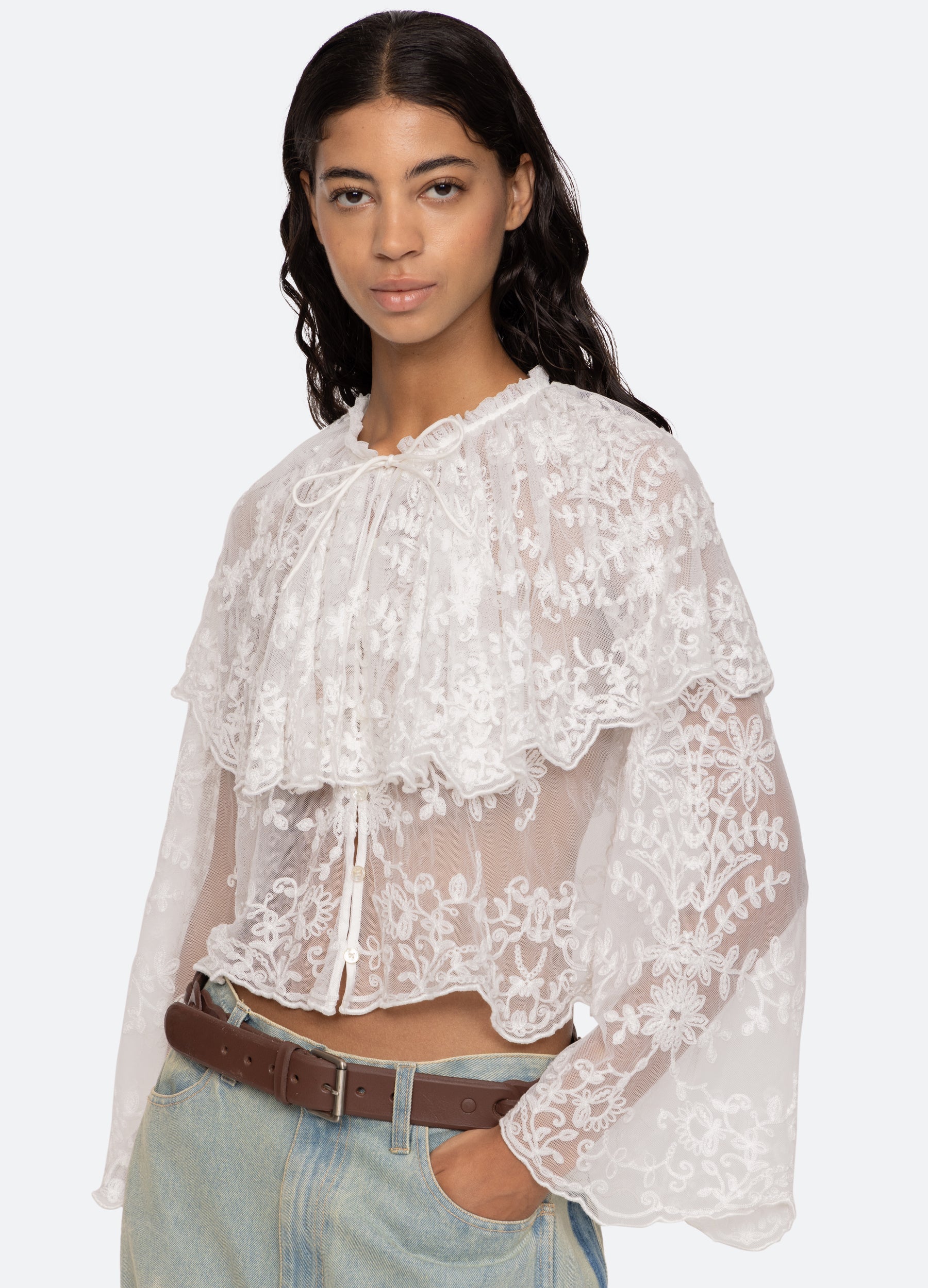 Marja Blouse Pearl
