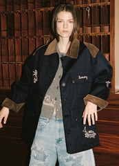 Clyde Barn Jacket Navy