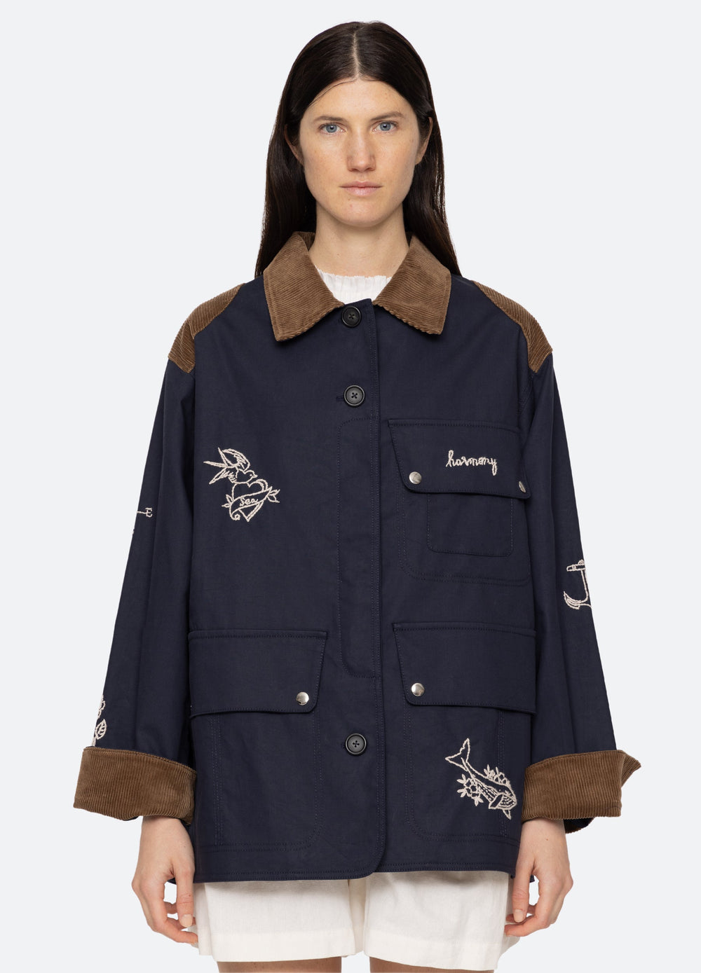 Clyde Barn Jacket Navy