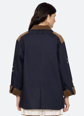 Clyde Barn Jacket Navy
