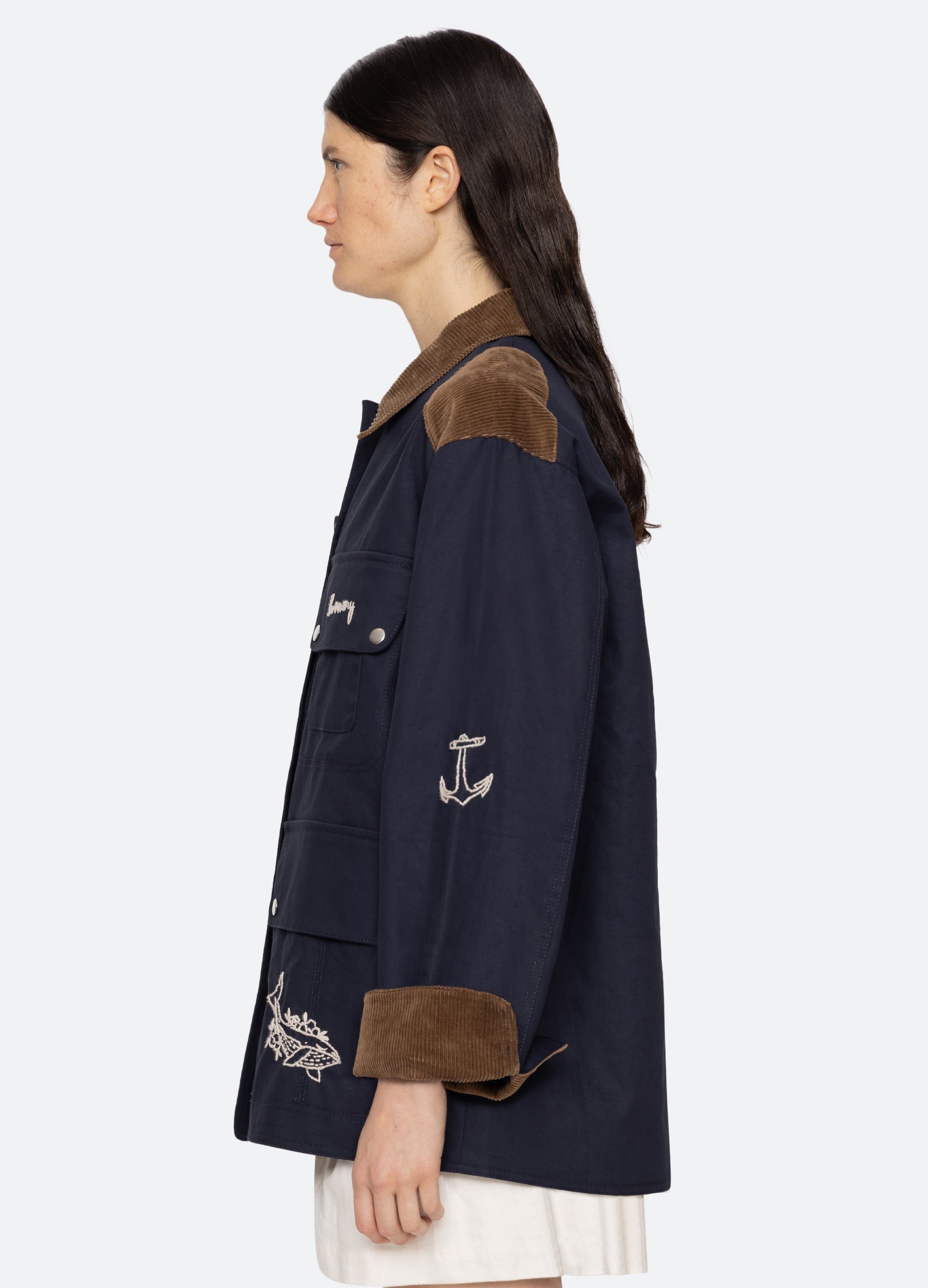 Clyde Barn Jacket Navy