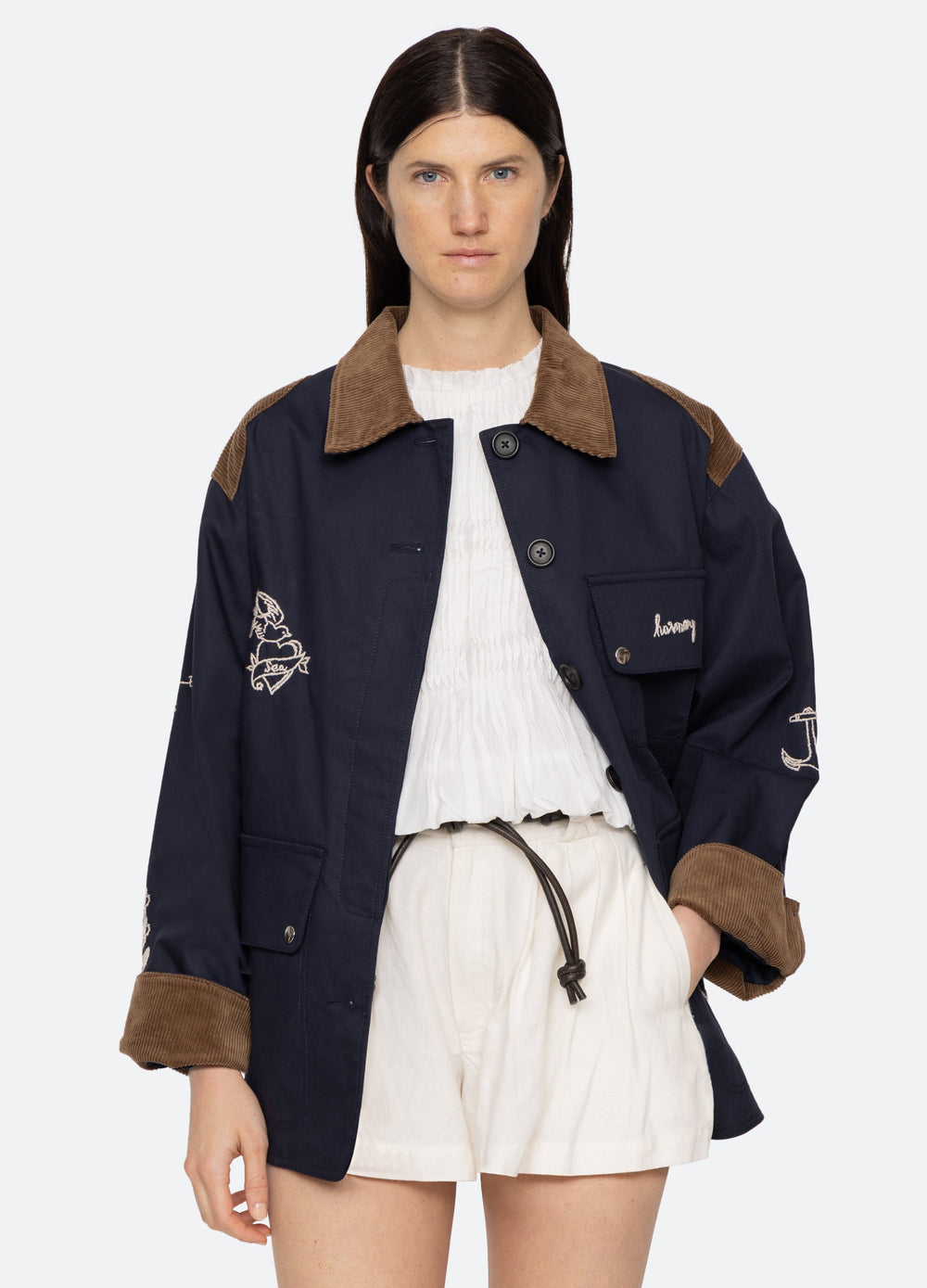 Clyde Barn Jacket Navy