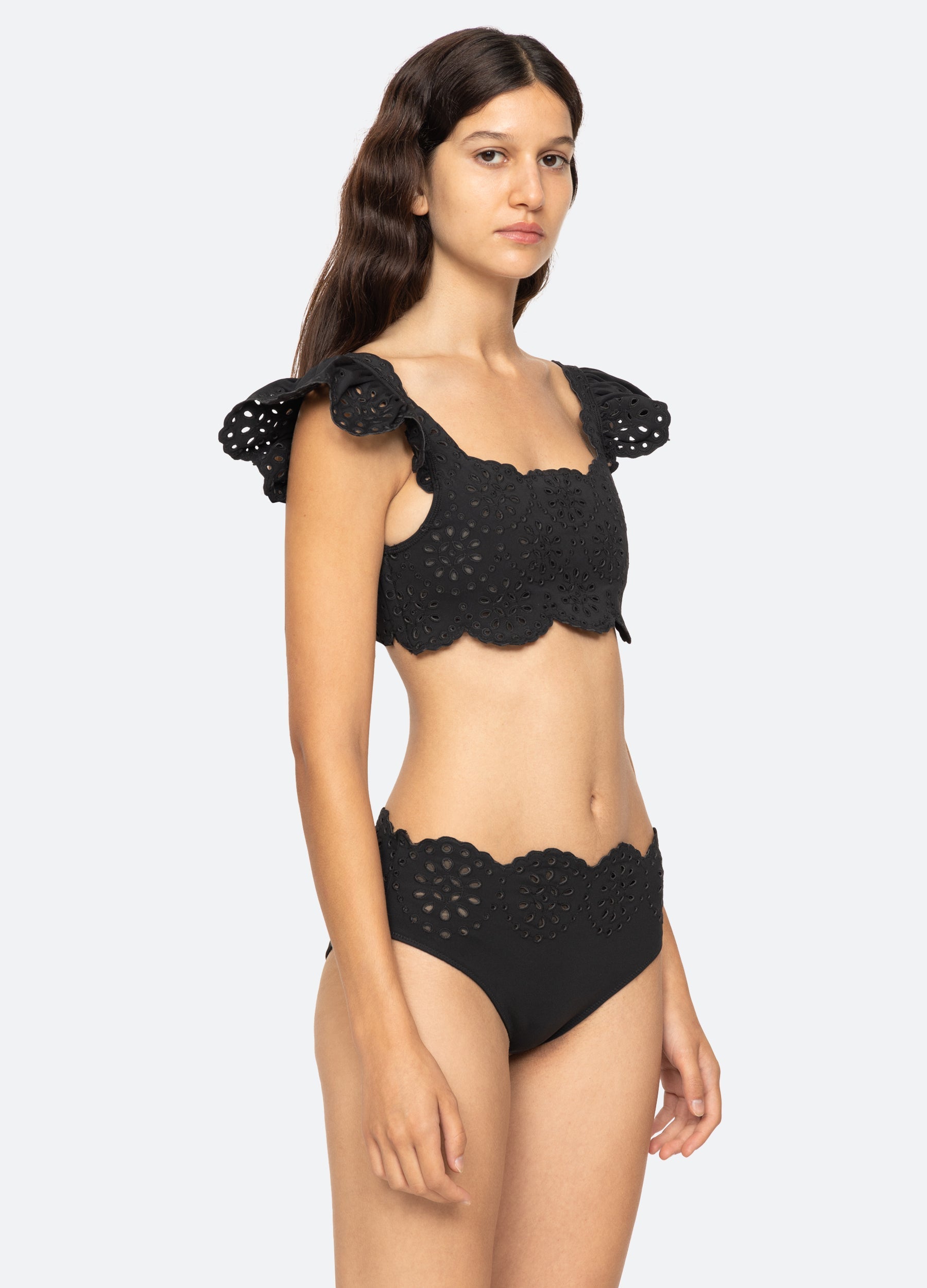Mae Bikini Top Black|Green|White