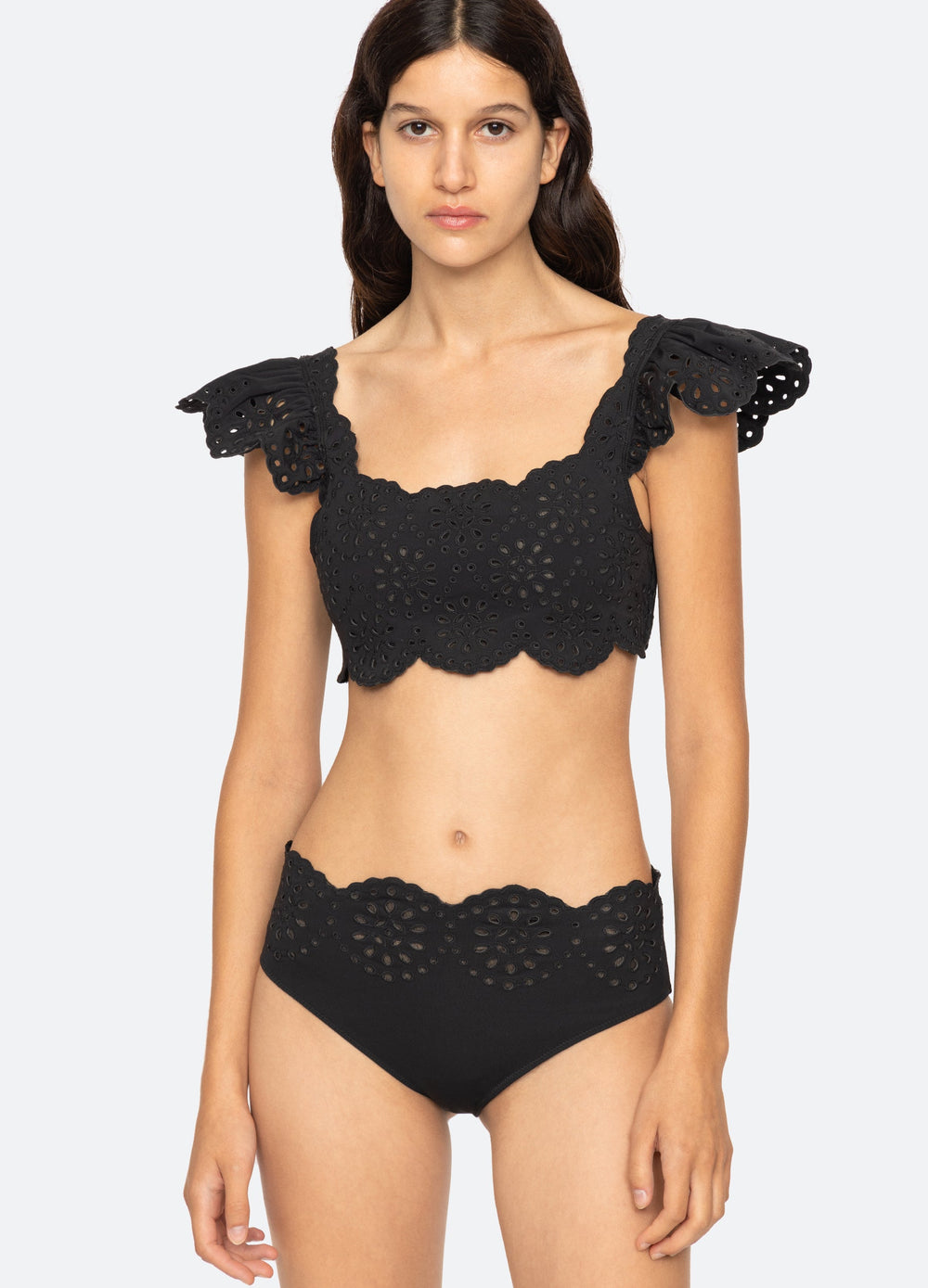 Mae Bikini Top Black|Green|White