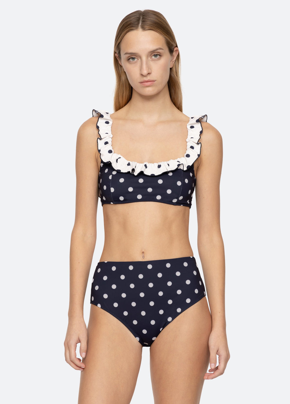 Paulina Bikini Top Navy