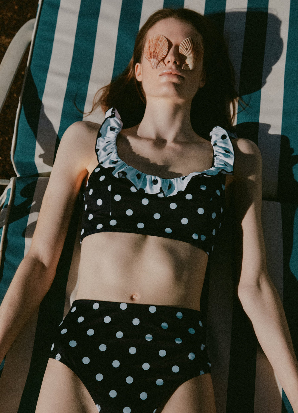 Paulina Bikini Top Navy