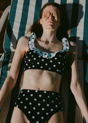 Paulina Bikini Top Navy