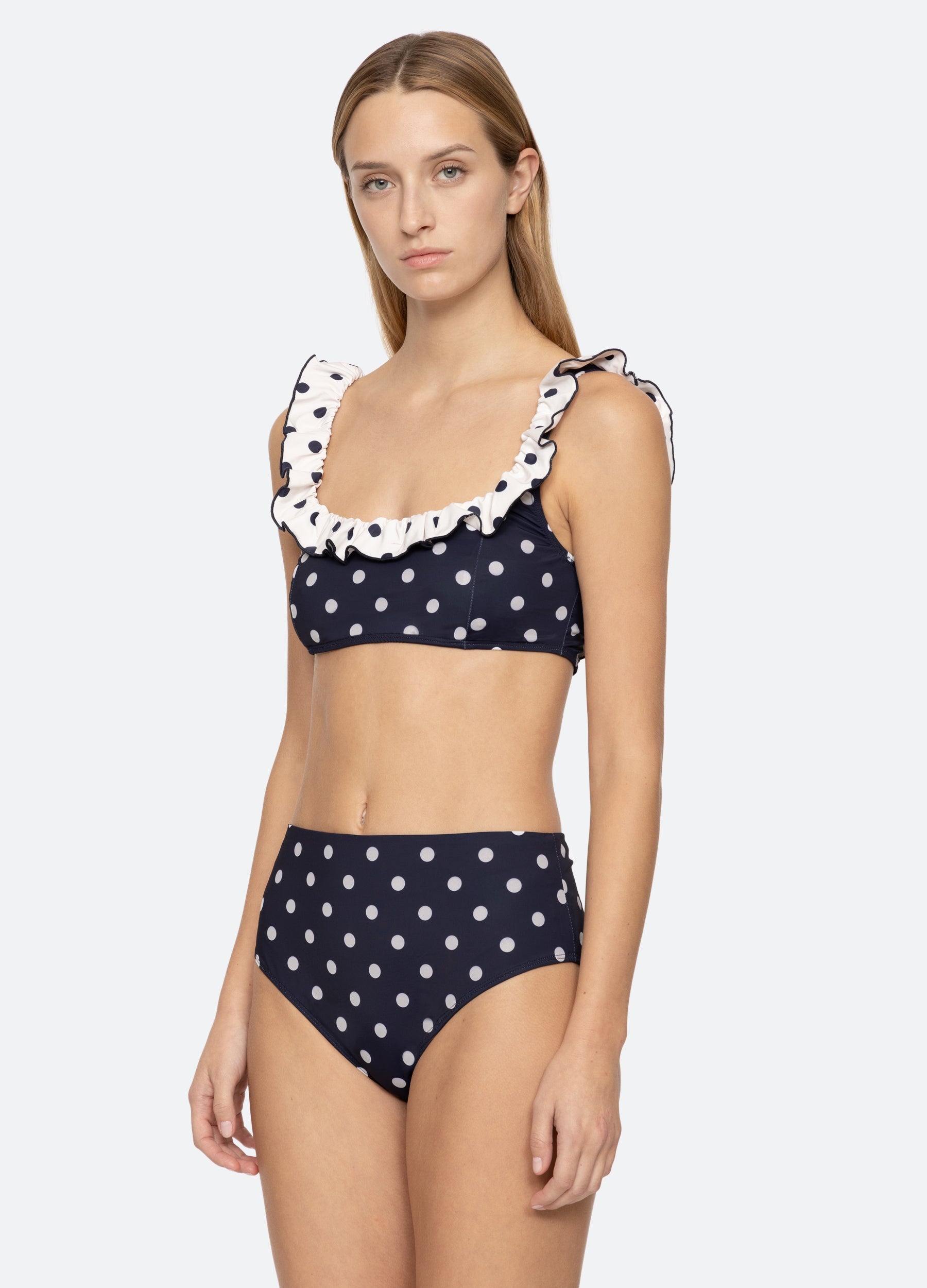Paulina Bikini Top Navy