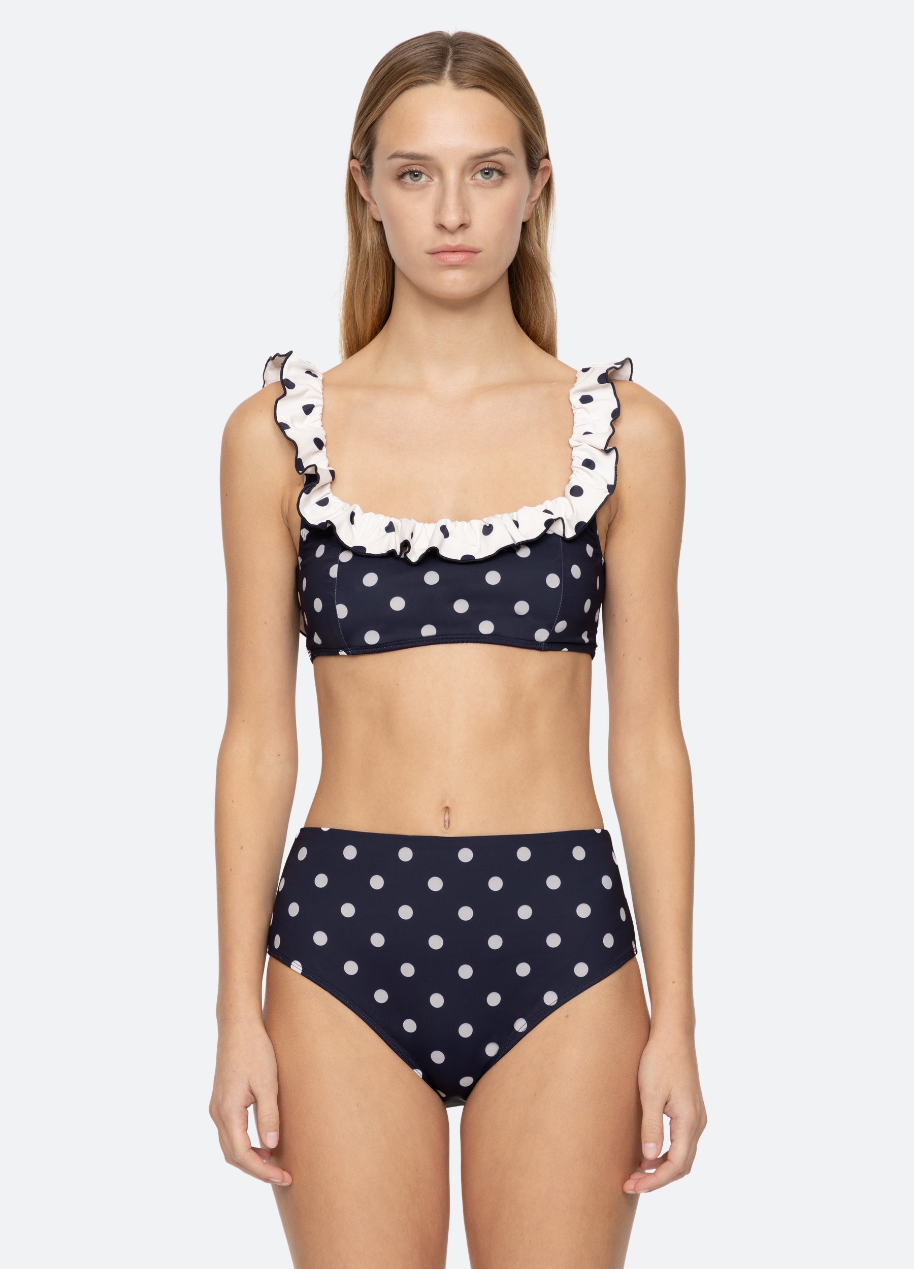 Paulina Bikini Top Navy