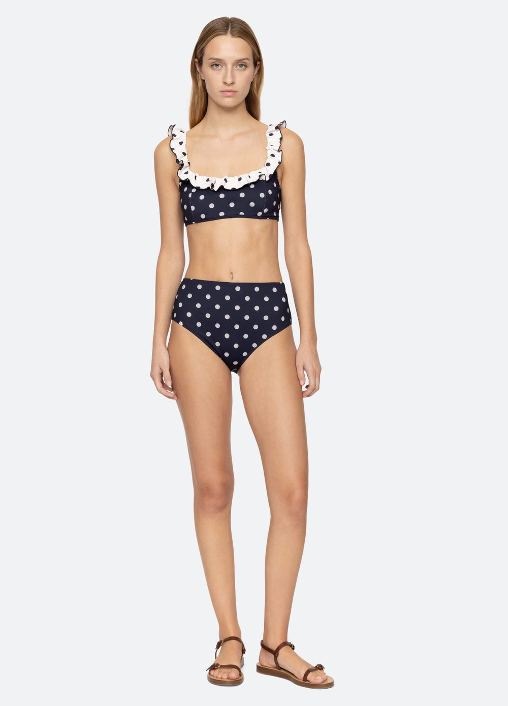 Paulina Bikini Top Navy