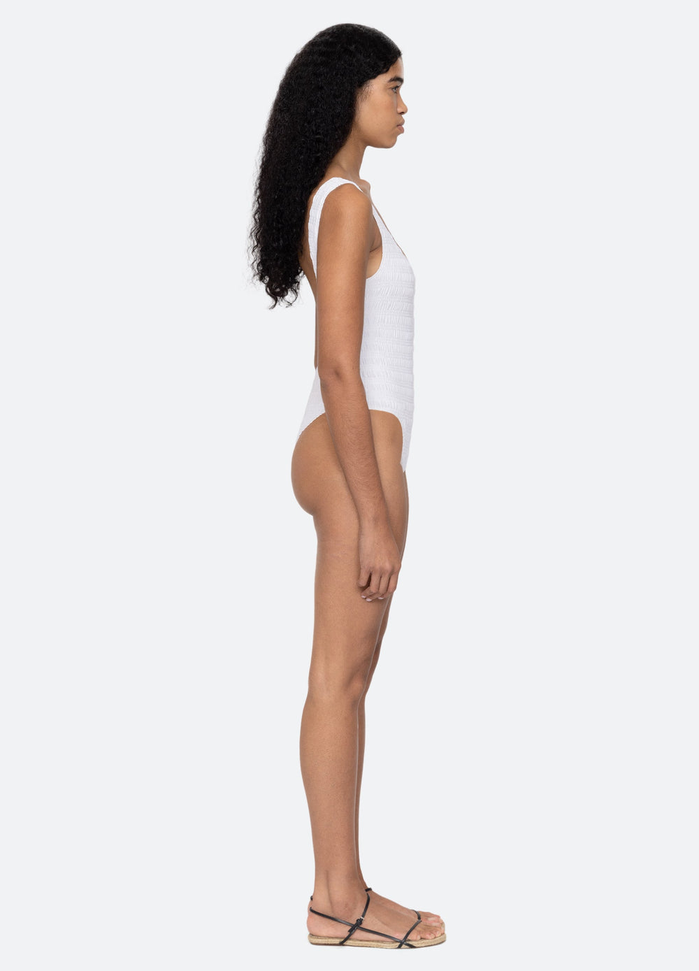 Shyla One Piece White|Navy