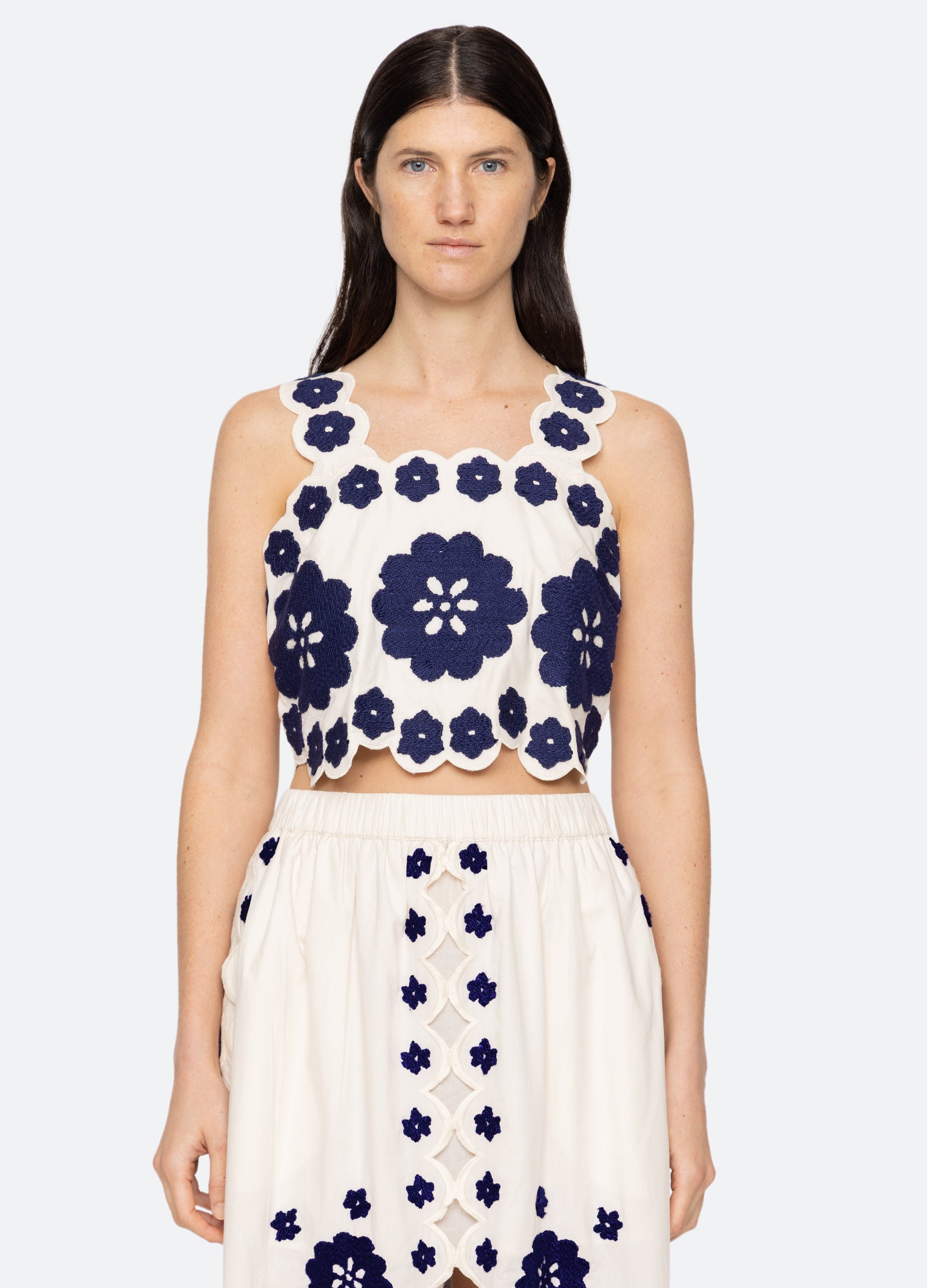 Catrine Top Blue