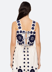 Catrine Top Blue